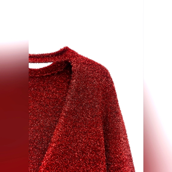 ZARA TINSEL SWEATER WITH OPEN BACK - Picture 11 of 11